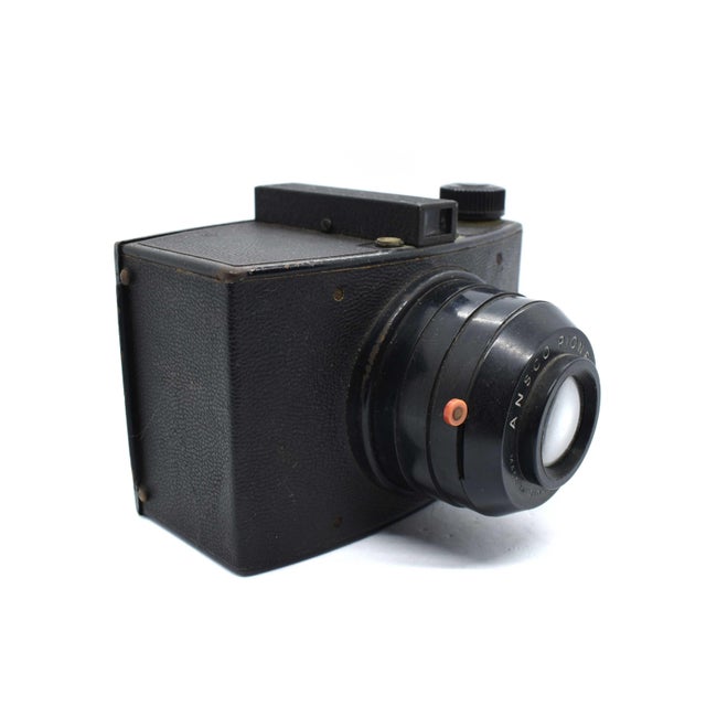 Mid-Century Modern Vintage 1940s Ansco Pioneer 616 Box Camera Made in Binghamton, Ny For Sale - Image 3 of 8
