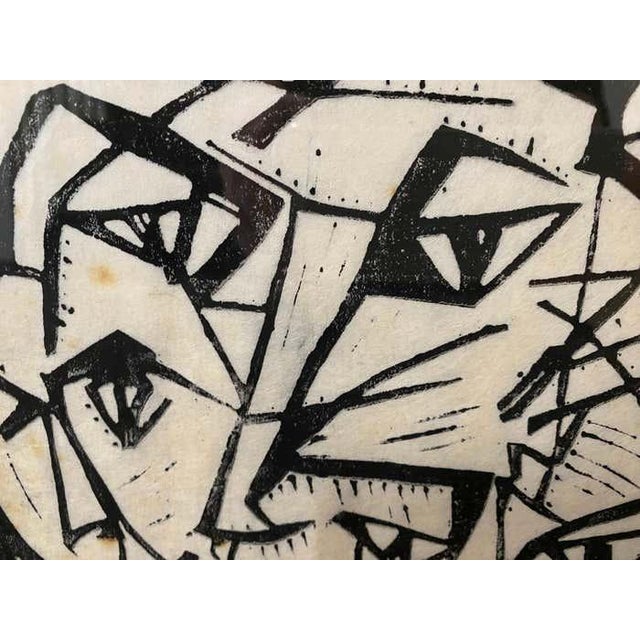 "Peer Group" Post-Modern Black and White Lithograph by Richard Proctor For Sale In Los Angeles - Image 6 of 9