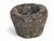 18th Century Granite Stone Bowl Charcoal Gray Black 8.7 Lb Mortar Planter For Sale - Image 9 of 11
