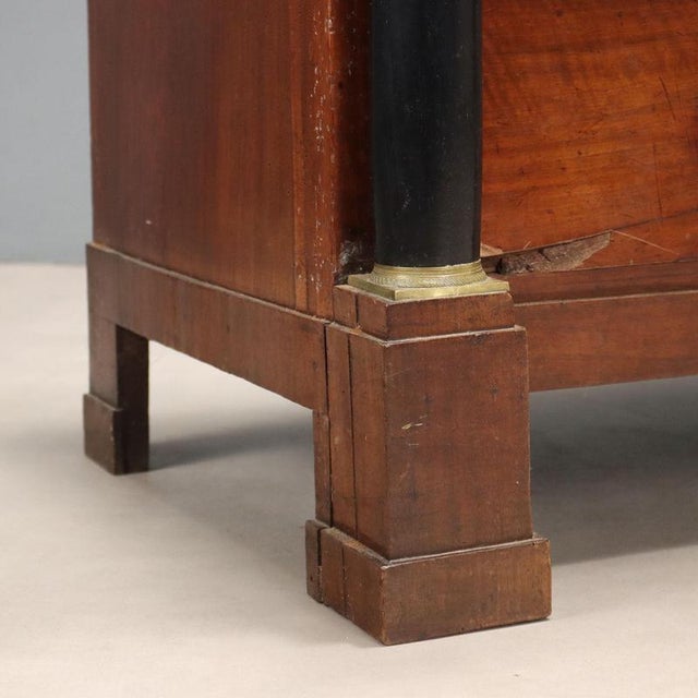 Empire Chest of Drawers in Walnut For Sale - Image 10 of 14