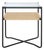 Omaka 1 Shelf End Table in Natural / Black For Sale