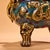 Chinese Pair of Vintage Chinese Cloisonné Enamel & Gilt Bronze Dragon Censers / Incense Burners For Sale - Image 3 of 10