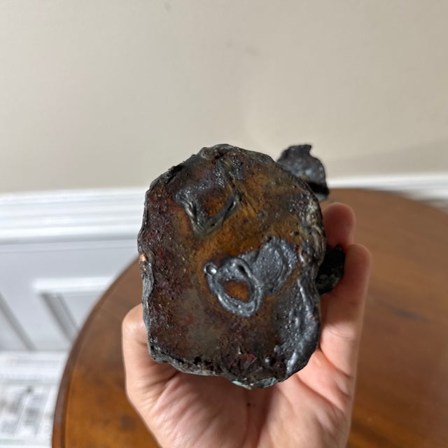 Verdigris Early 21st Century Bronze Artist Made Brutalist Style Flower Sculpture For Sale - Image 8 of 8