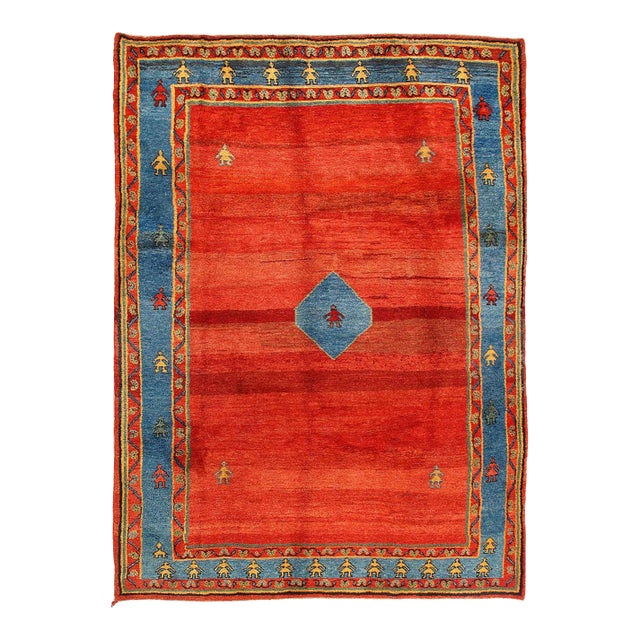 Pasargad DC Fine Hand Knotted Gabbeh Rug For Sale