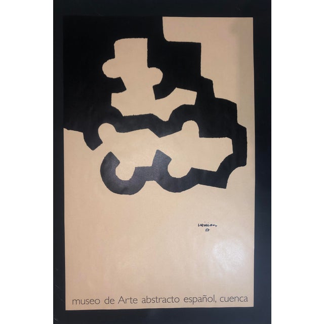 Offset lithograph on kraft paper by Eduardo Chillida. This work was created for the inauguration of the Museum of Spanish...