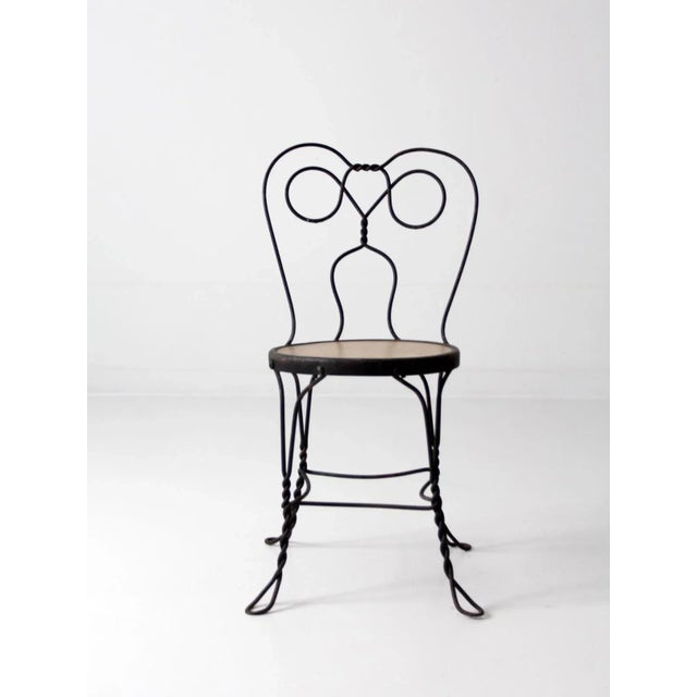 Farmhouse Antique Ice Cream Parlor Chair For Sale - Image 3 of 7