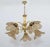 Mid-Century Modern Mid-Century Modern Glass and Brass Hanging Light, Italy, 1960s For Sale - Image 3 of 8