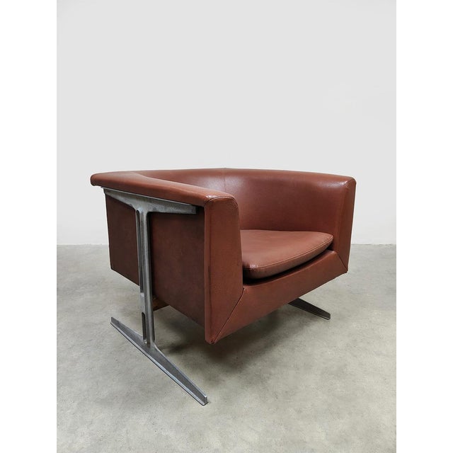 Rare chairs / club armchairs by artifort designed by geoffrey harcourt. Period: 1963. At the time, they were also...