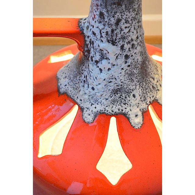 German Fat Lava Floor Lamp, 1960s For Sale - Image 6 of 9