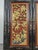 Wood Asian Cabinet with Polychrome Sculpted Panels For Sale - Image 7 of 9