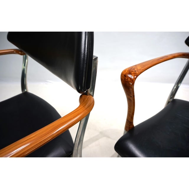 Coro Dining Chairs by Luigi Origlia, 1980s, Set of 4 For Sale - Image 18 of 18