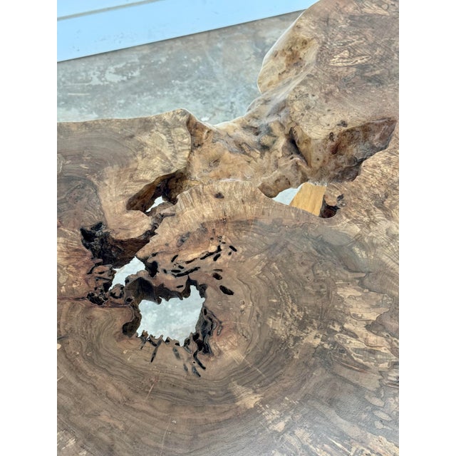 Confluence — Sculptural Live-Edge Wood Table For Sale In Atlanta - Image 6 of 6