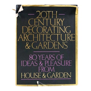 Vintage 20th Century Decorating, Architecture & Gardens by Mary Jane Pool Book For Sale