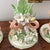 Crown Staffordshire Charming 1980s Hand Crafted English Pottery Rabbit and Bird Candlestick Holders With Ribbon Detail - Set of 3 For Sale - Image 4 of 12