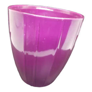 Scheurich Pottery Vase 605-14 Planter Pot Purple Textured Made in Germany