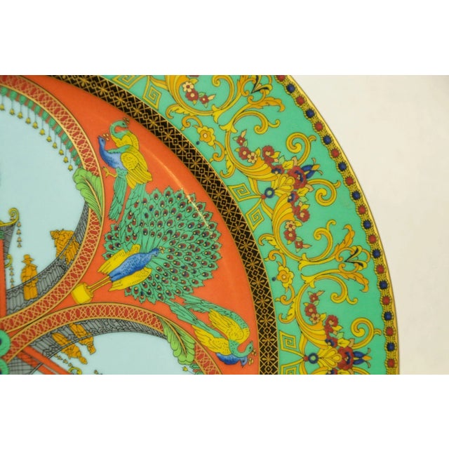 Ceramic Gianni Versace for Rosenthal Le Voyage De Marco Polo Porcelain Plate For Sale - Image 7 of 12