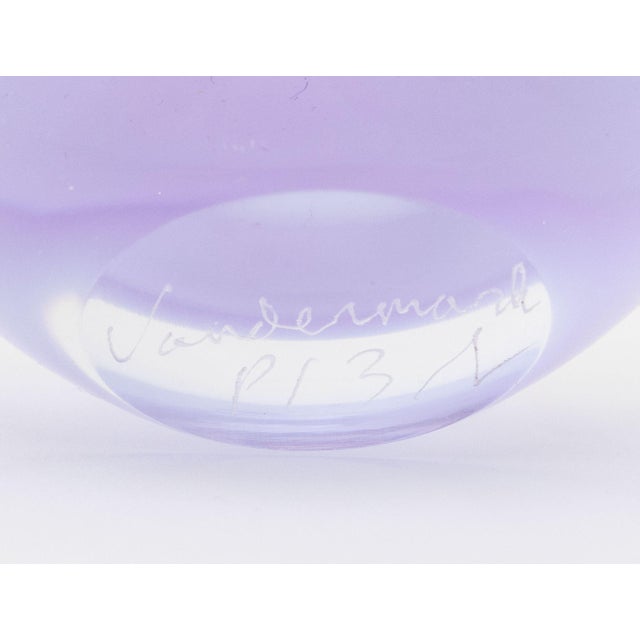 Purple Collection of Nine Art Glass Perfume Bottles For Sale - Image 8 of 18