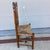 Antique Hudson Valley of New York, Queen Anne Turned Side Chair With Rush Seat, 18th Century For Sale - Image 16 of 18