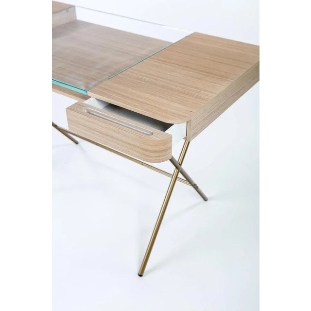 Cosimo Desk with Natural Oak Veneer Top by Marco Zanuso Jr. for Adentro, 2023 For Sale - Image 6 of 8