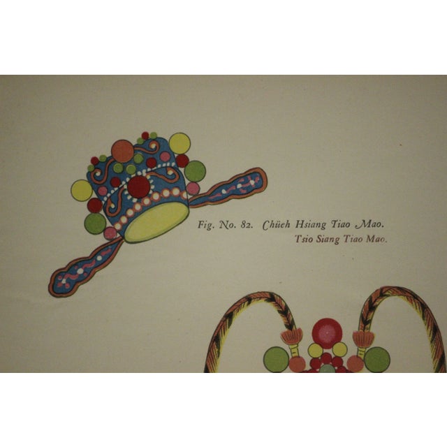 Chinese Headdress Color Painting For Sale - Image 5 of 6