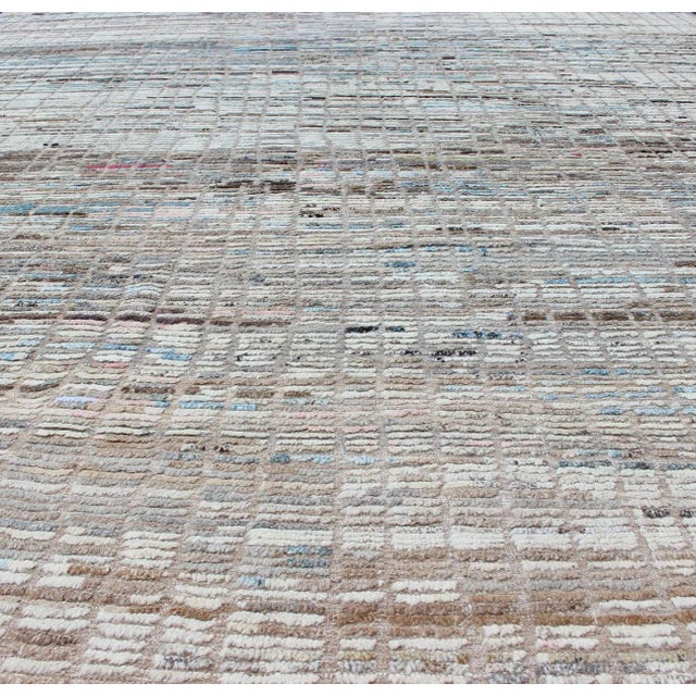 Early 21st Century Modern Casual Moroccan Rug by Keivan Woven Arts, 10'3" X 14'3" For Sale - Image 5 of 15