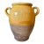 Antique Rustic Italian Terracotta Confit Pot With a Yellow Ochre Glaze For Sale