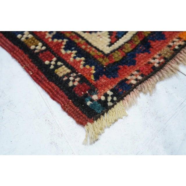 Traditional Antique Kazak Rug 3'10'' x 9'5'' For Sale - Image 3 of 8