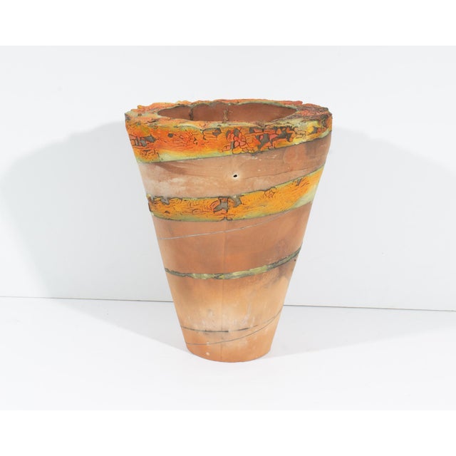 Contemporary Studio Pottery Vase by Bob Shay For Sale - Image 3 of 9