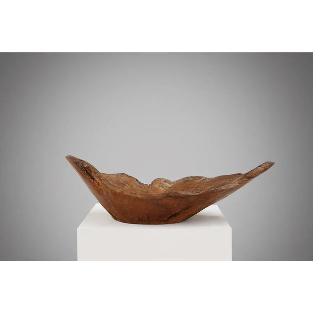 Vintage Wooden Bowl, 1950s For Sale - Image 11 of 11