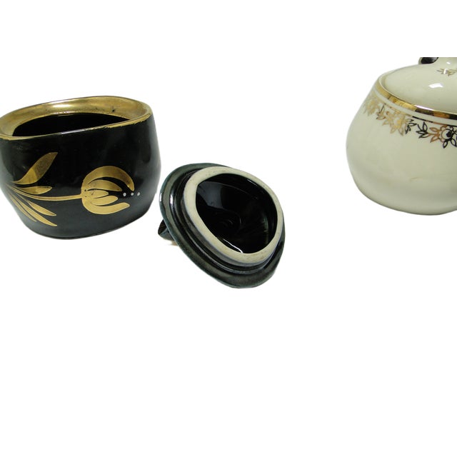 Art Deco Sugar Bowl from Chodzież, Poland, 1970s For Sale - Image 4 of 7