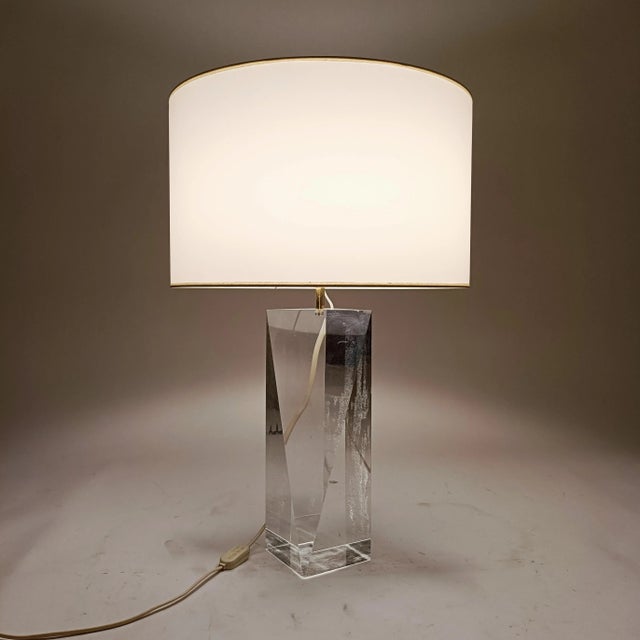 Metal Large Sculptural Table Lamp by Charles Hollis Jones, USA, 1970s For Sale - Image 7 of 18
