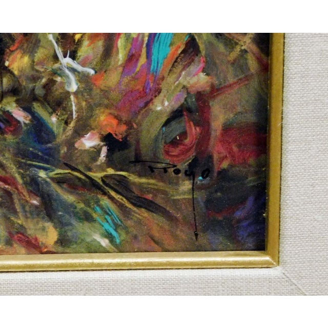 Royo "Fall" From the Four Seasons Suite Signed &Numbered Art Board Flower Framed For Sale - Image 4 of 4