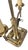 Mid 20th Century Frederick Cooper Brass Bouillotte Lamp With Black Tole Shade, Chicago For Sale - Image 9 of 11