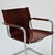 Bauhaus Italian Visitor Chair in Congac Leather by Marcel Breuer, 1980s For Sale - Image 6 of 11