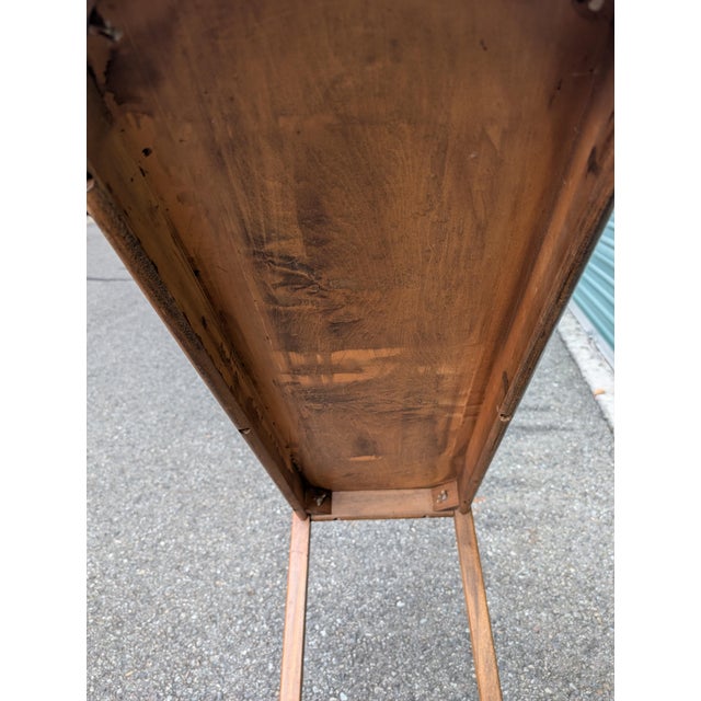 Mid Century Modern Wood Bar Cart Rolling Serving Trolley For Sale - Image 14 of 14