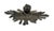 19th Century Bronze Cherub Head With Radiating Sunburst Halo, Ecclesiastical Fragment For Sale - Image 4 of 8