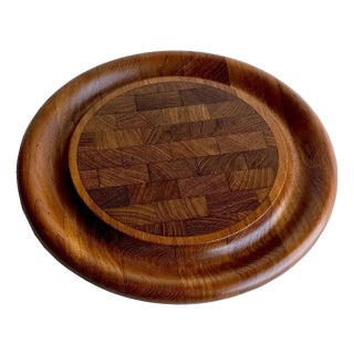 1960s Danish Teak Wood Charcuterie/Cheese/Carving Board Designed by Jens Quistgaard for Dansk For Sale