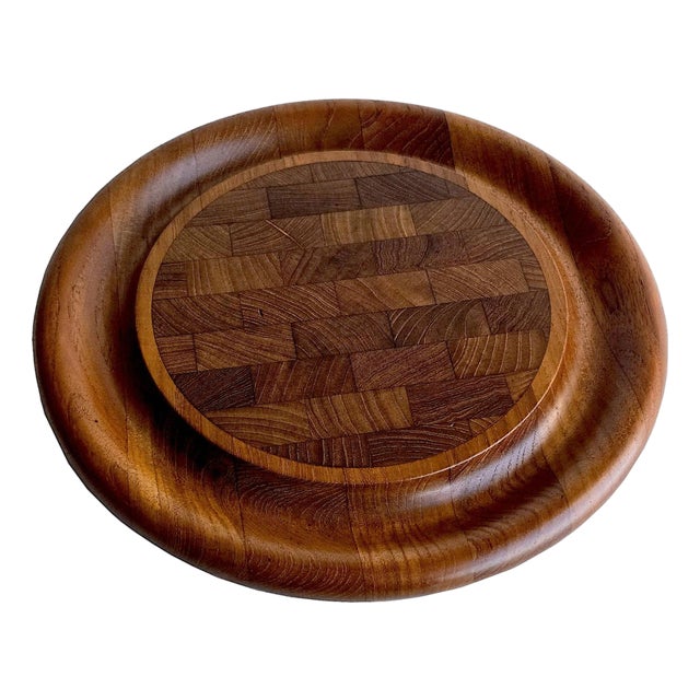 1960s Danish Teak Wood Charcuterie/Cheese/Carving Board Designed by Jens Quistgaard for Dansk For Sale