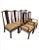 Vintage Bernhardt Mid Century Modern Michael Taylor Style Pecan, Walnut Sleek Dining Room Chairs- A Set 6 For Sale - Image 9 of 16