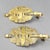 Early 20th Century Swedish Brass Wall Sconces - a Pair For Sale - Image 4 of 5