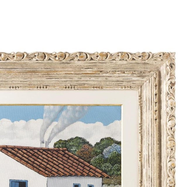 Agostinho Batista de Freitas, House, 1979, Oil on Canvas For Sale - Image 4 of 6
