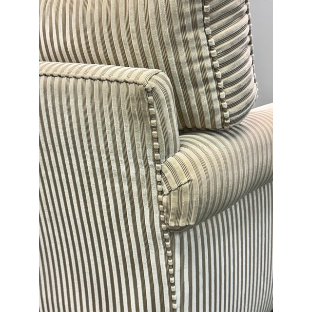 Vanguard Furniture American Bungalow Collection Upholstered Chair With Ottoman For Sale - Image 9 of 10