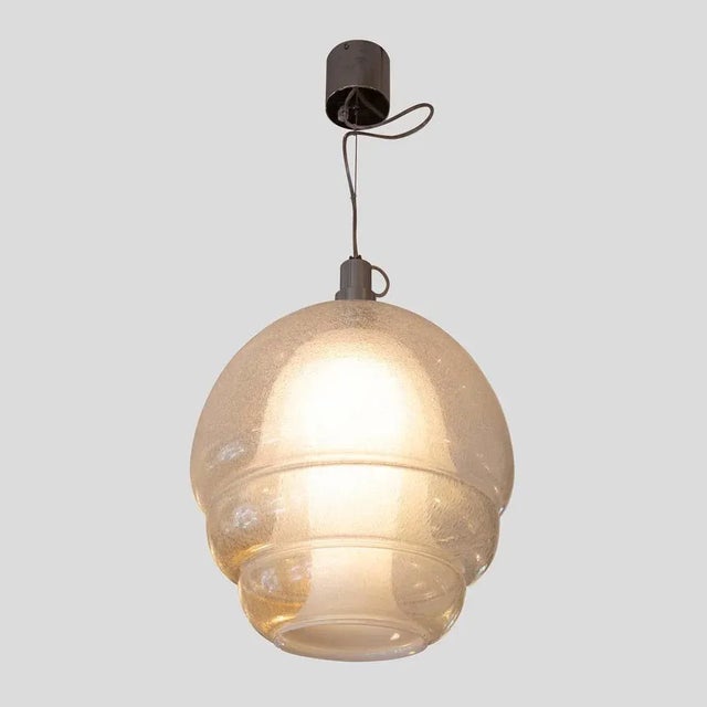 Space Age LS 134 Suspension Lamp from Mazzega, 1960s For Sale - Image 3 of 8