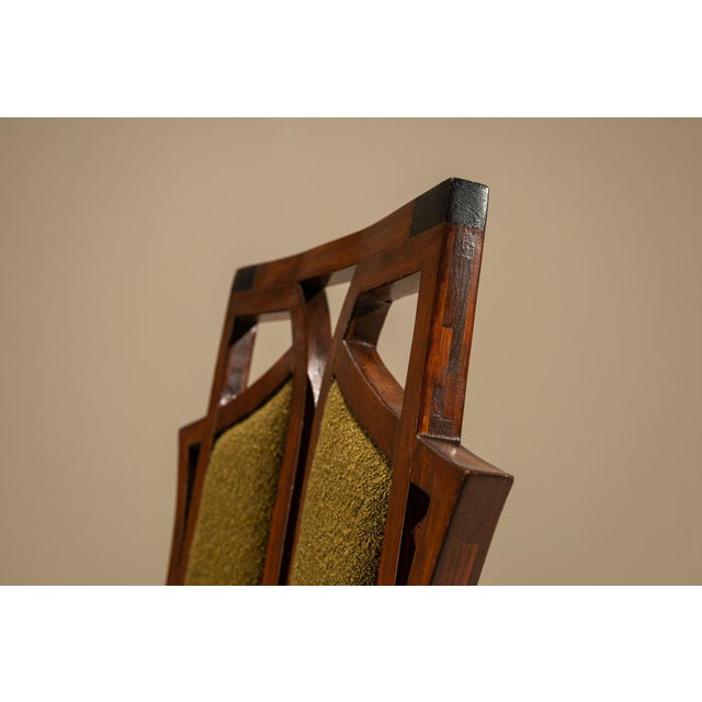Brown Dark Art Nouveau Armchair For Sale - Image 8 of 15