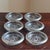 1970s Italian Silverplate & Crystal Starburst Coasters — Set of 6 For Sale - Image 10 of 12