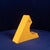 A striking sculptural vase made in Italy during the 1970s, characterised by a bold triangular profile, a circular cut-out...