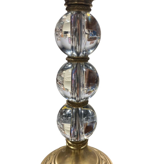 Decorative Crafts, Stacked Ball Glass Lamp, Italy | Chairish