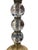 Metal Decorative Crafts, Stacked Ball Glass Lamp, Italy For Sale - Image 7 of 12