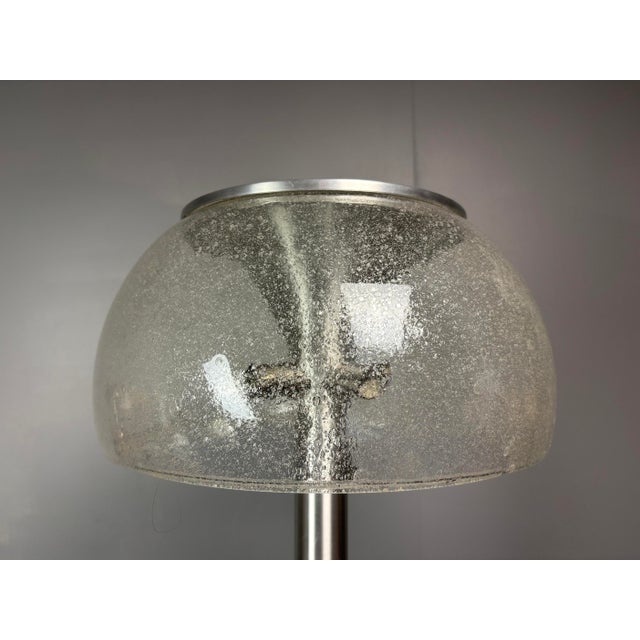 Large Mid-Century Modern Space Age Glass Mushroom Table Lamp from Temde Leuchten, 1960s For Sale - Image 9 of 13