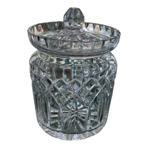 Vintage Waterford Crystal Lismore Biscuit Jar and Lid